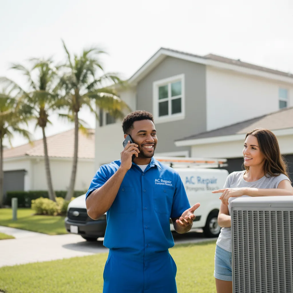 AC Repair Pompano Beach customer support in Pennington